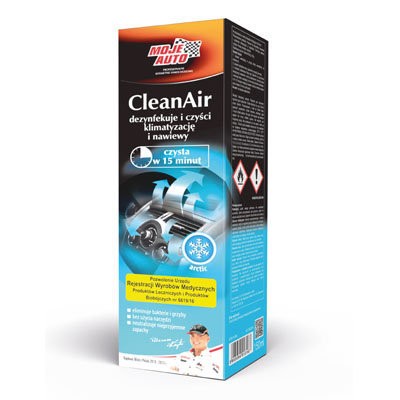 My Auto Clean Air is a means for refreshing vents and air conditioning. auto kopšanai