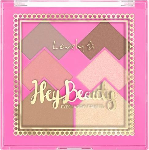 Lovely LOVELY_Hey Beauty Eyeshadow Palette wielofunkcyjna paleta do makijazu twarzy 5901801680987 (5901801680987) ēnas