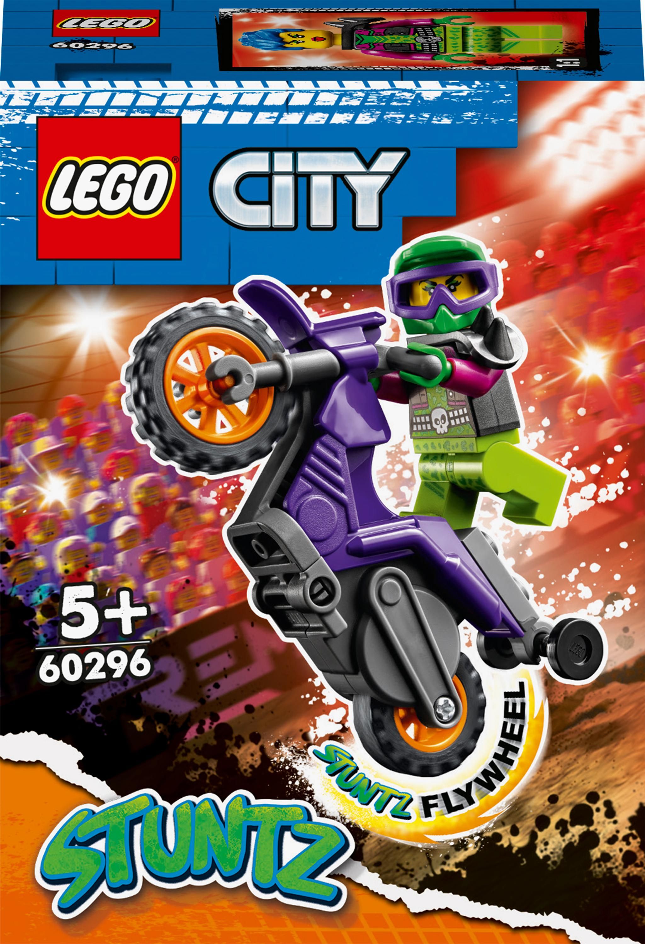 LEGO Bricks City 60296 Wheelie Stunt Bike LEGO konstruktors