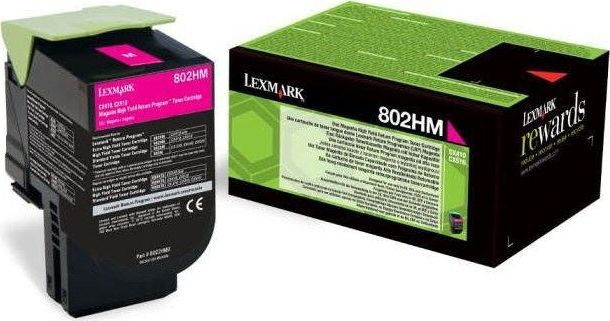 Lexmark 80x Magenta Toner Cartridge High Return (3K) toneris