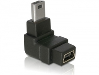 DeLOCK Adapter USB-B mini USB-B mini 5-pin USB-B mini 5-pin black Kabelschn... USB kabelis