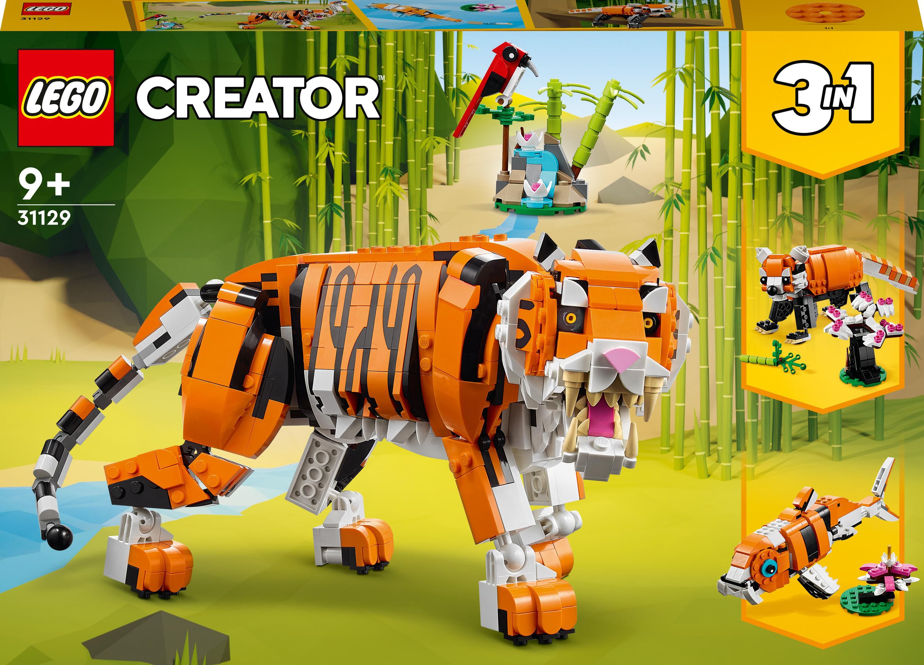 LEGO Bricks Creator 31129 Majestic Tiger LEGO konstruktors