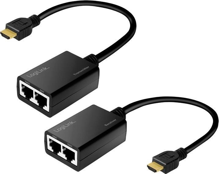 System przekazu sygnalu AV LogiLink LogiLink Extender HDMI do 30m, 1080p/60Hz, 0.3m 1_814093 (4052792050868)