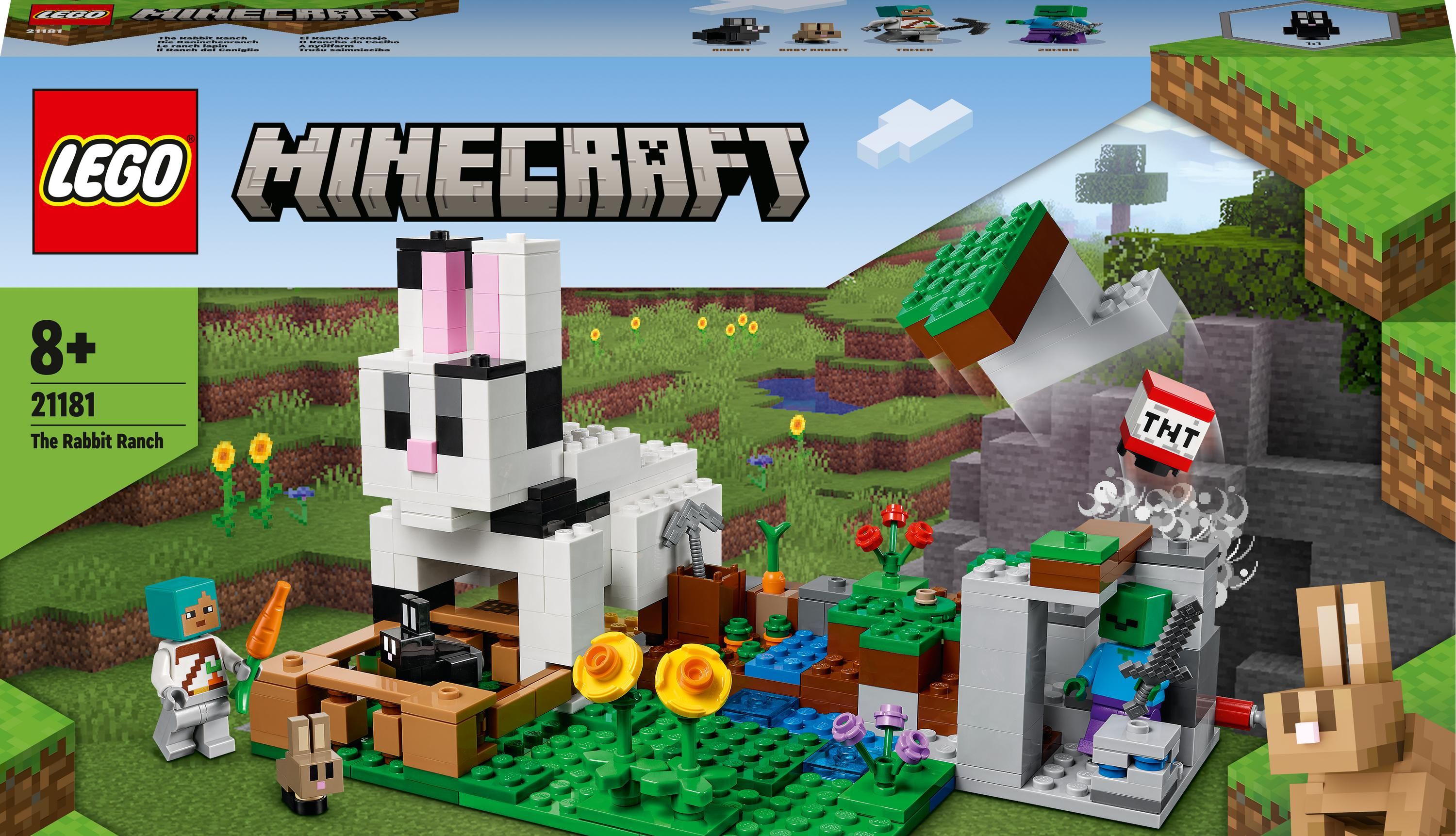 LEGO Minecraft 21181 The Rabbit Ranch LEGO konstruktors