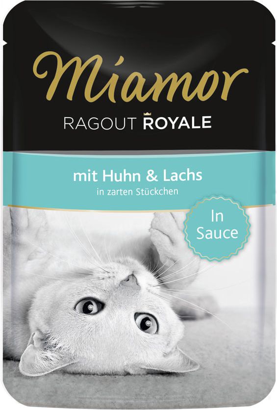 Miamor Miamor Ragout Royale saszetka Kura i losos w sosie - 100g VAT004967 (4000158740694) kaķu barība