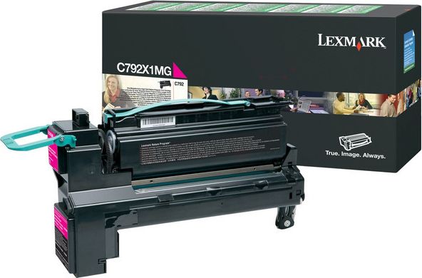 Toner Lexmark magenta | return | 20000pgs | C792 toneris