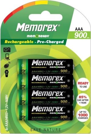 Memorex Akumulator AAA / R03 900mAh 4 szt. MEA0783 (5411365018145) Baterija