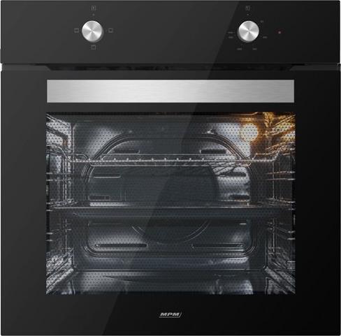 Built-in Oven MPM-63-BOS-09B 77 l, 2300 W, black Cepeškrāsns