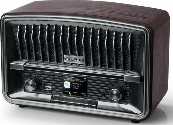 Muse DAB+/FM Table Radio with Bluetooth M-135 DBT Alarm function, AUX in, Black radio, radiopulksteņi