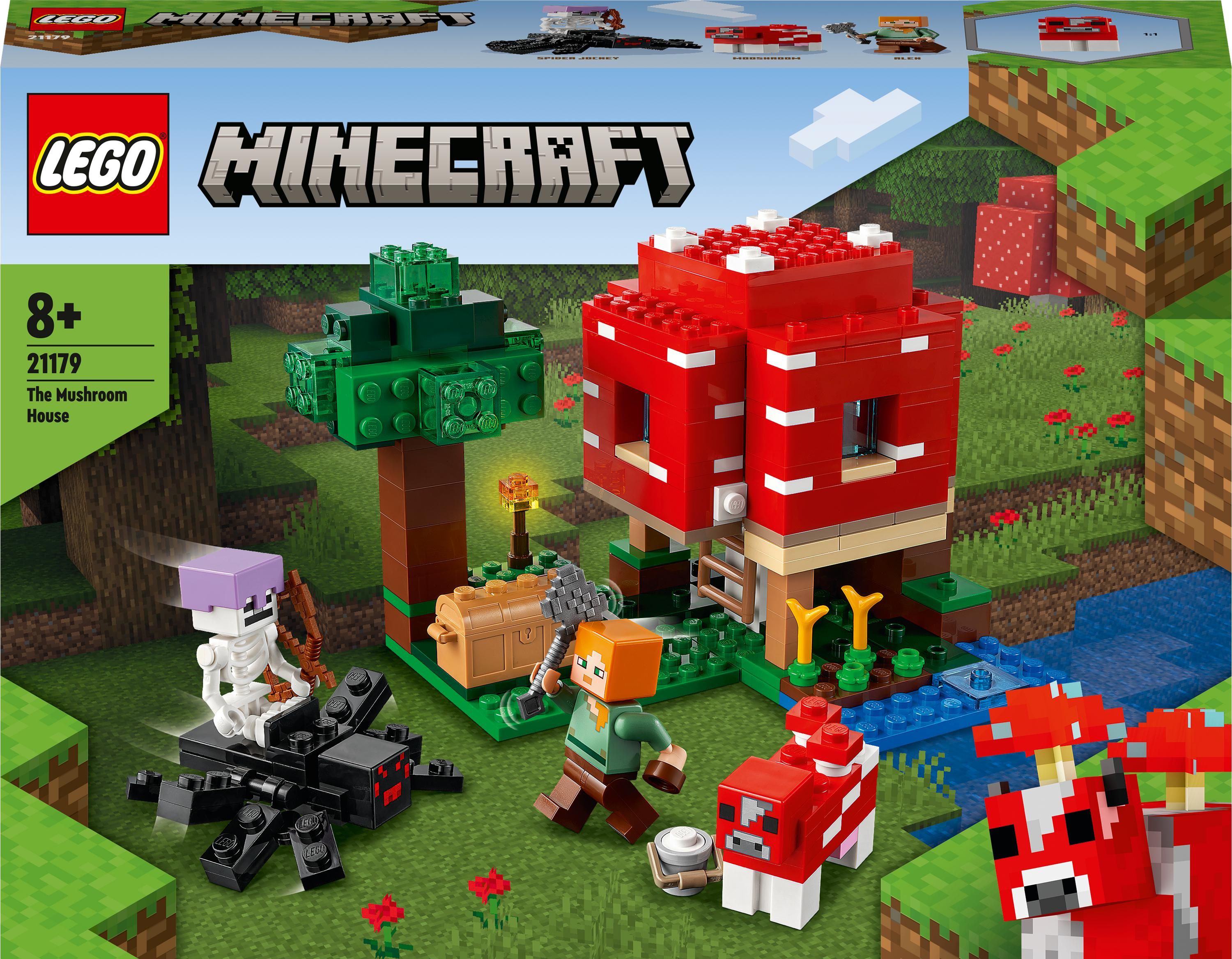 LEGO Minecraft 21179 The Mushroom House LEGO konstruktors