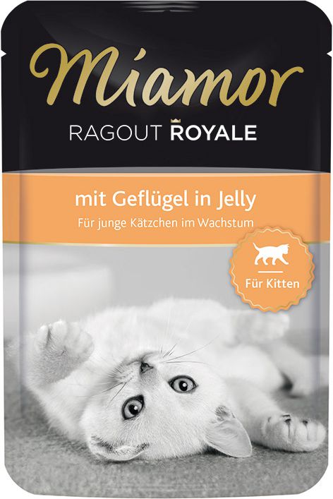 Miamor Miamor Ragout Royale saszetka Kitten Kurczak w galaretce - 100g 23221 (4000158740588) kaķu barība