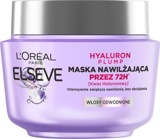 L'Oreal Paris LOREAL_Elseve Hyaluron Plump maska nawilzajaca do wlosow odwodnionych 300ml 3600524033538 (3600524033538)