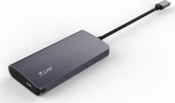 Stacja/replikator LMP USB-C (LMP-USBC-VHUB-5P-SG) LMP-USBC-VHUB-5P-SG (7640113432799) dock stacijas HDD adapteri