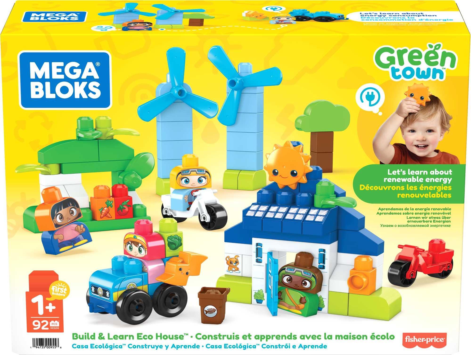 Mattel Mega Bloks Ekodomek: zestaw klockow (HCG36) konstruktors