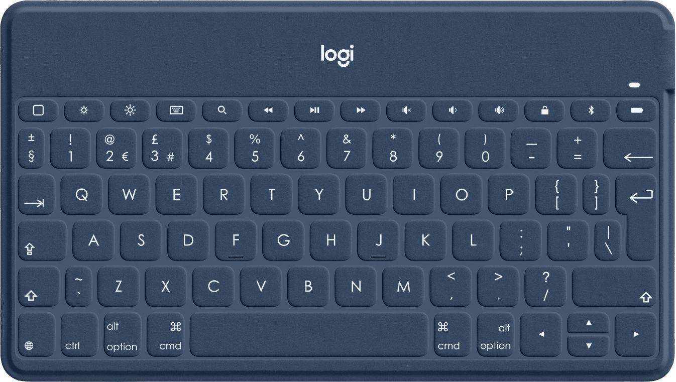 LOGITECH  Keys-To-Go - CLASSIC BLUE - US - BT - INTNL - APPLE klaviatūra