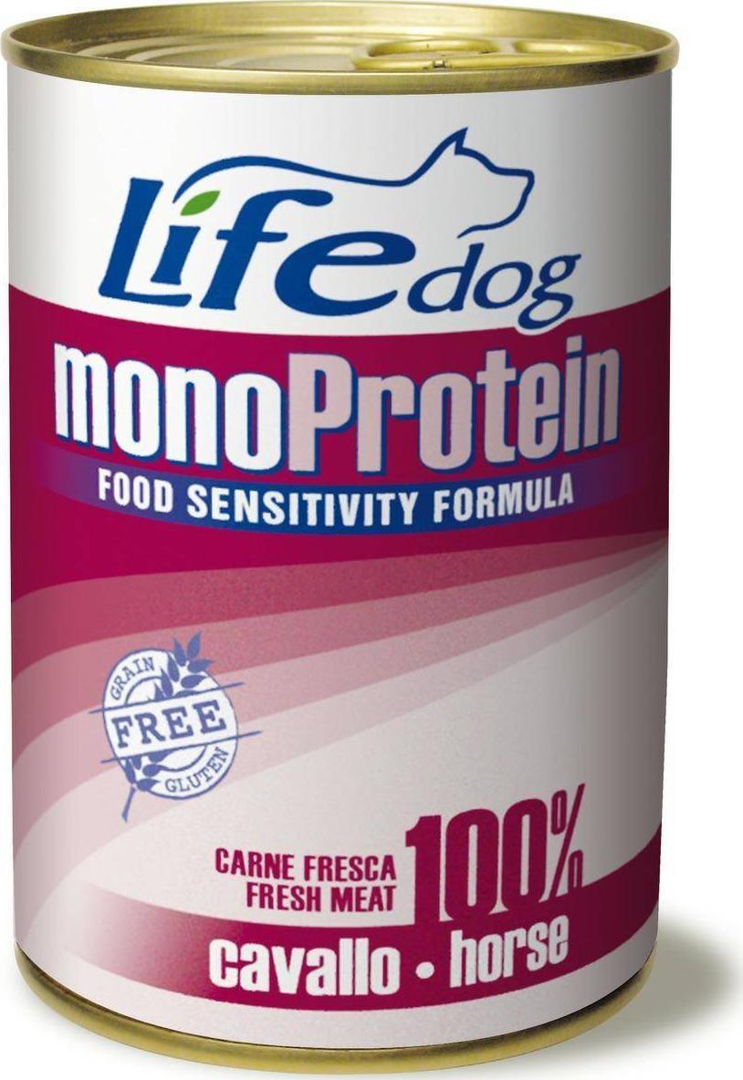 Life Pet Care Life Dog puszka 400g Horse Monoprotein 200.67 (8034105422261) barība suņiem