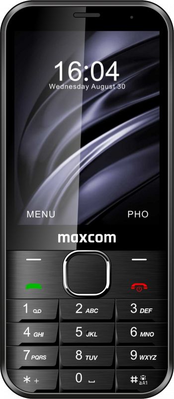 Telefon komorkowy Maxcom MM334 Classic 4G Czarny MM334 (5908235976907) Mobilais Telefons