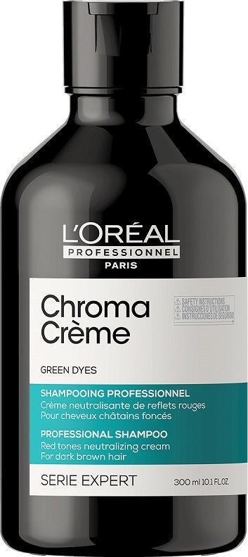 L'Oreal Paris LOREAL PROFESSIONNEL_Serie Expert Chroma Crema kremowy szampon do neutralizacji czerwonych tonow na ciemnych brazach 300ml 347 Matu šampūns