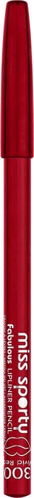 Miss Sporty Fabulous Lipliner Pencil konturowka do ust 300 Vivid Red 4ml 3614225242991 (3614225242991) acu zīmulis