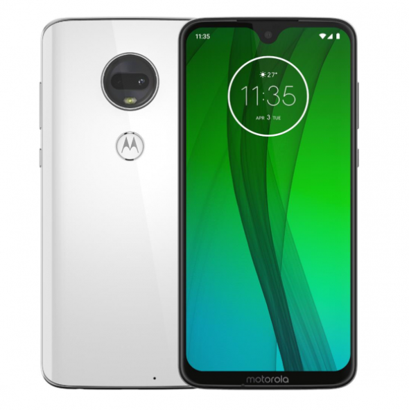 Smartfon Motorola Moto G7 4/64GB Dual SIM Bialy  (PADY0023PL) PADY0023PL Mobilais Telefons