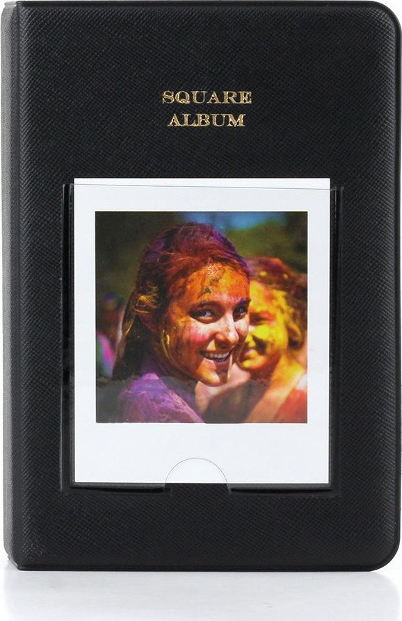 LoveInstant Album For 64 Photos For Fujifilm Instax Square Sq1 / Sq6 / Sq10 / Sq20 - Black