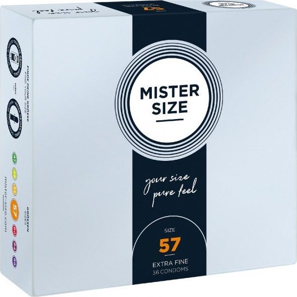 Mister Size Mister Size Condoms prezerwatywy dopasowane do rozmiaru 57mm 36szt. 4260605480126 (4260605480126)