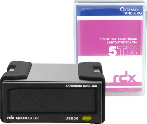 Tandberg RDX Quikstor External drive kit  5  TB USB+