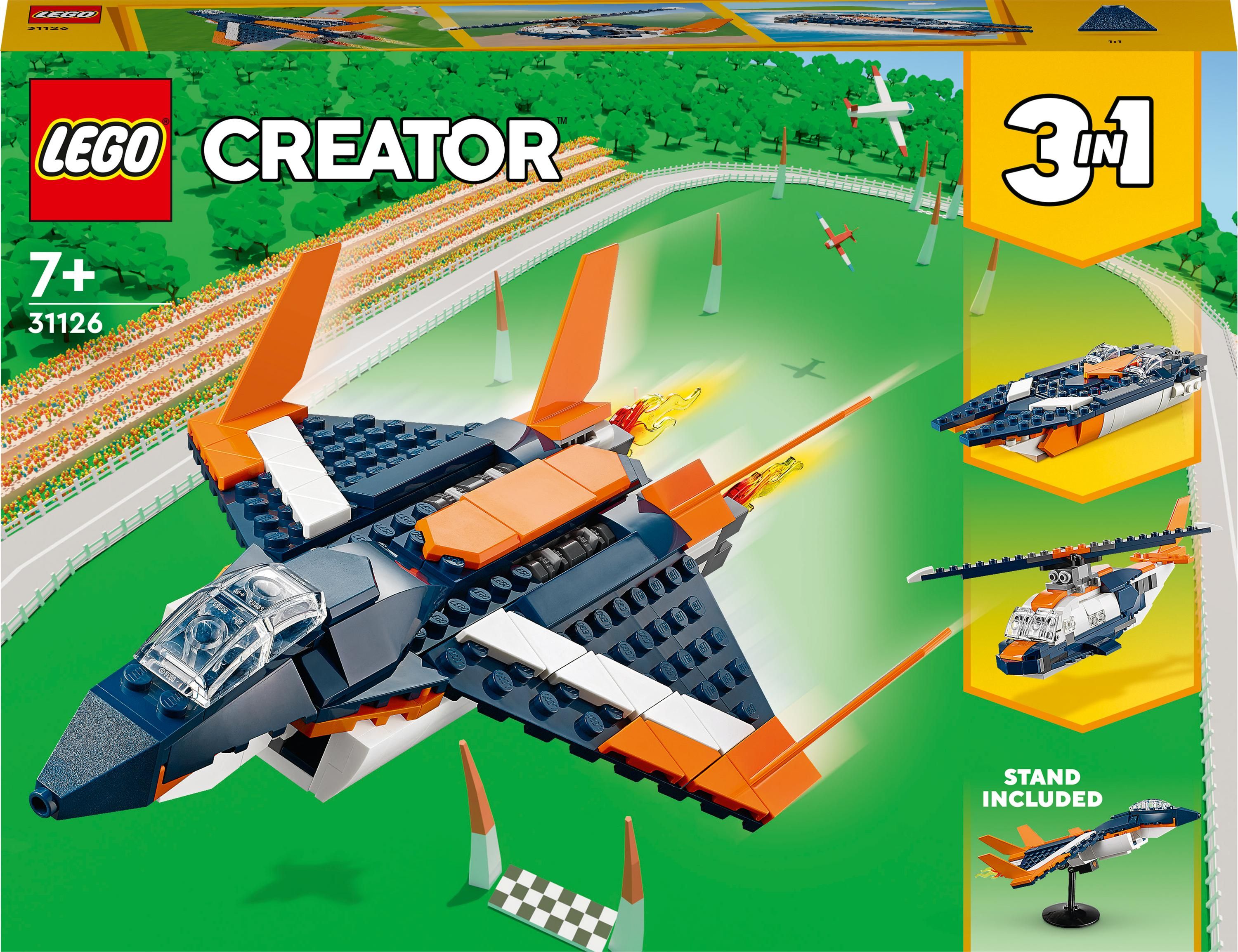 LEGO Creator 31126 Supersonic Jet LEGO konstruktors
