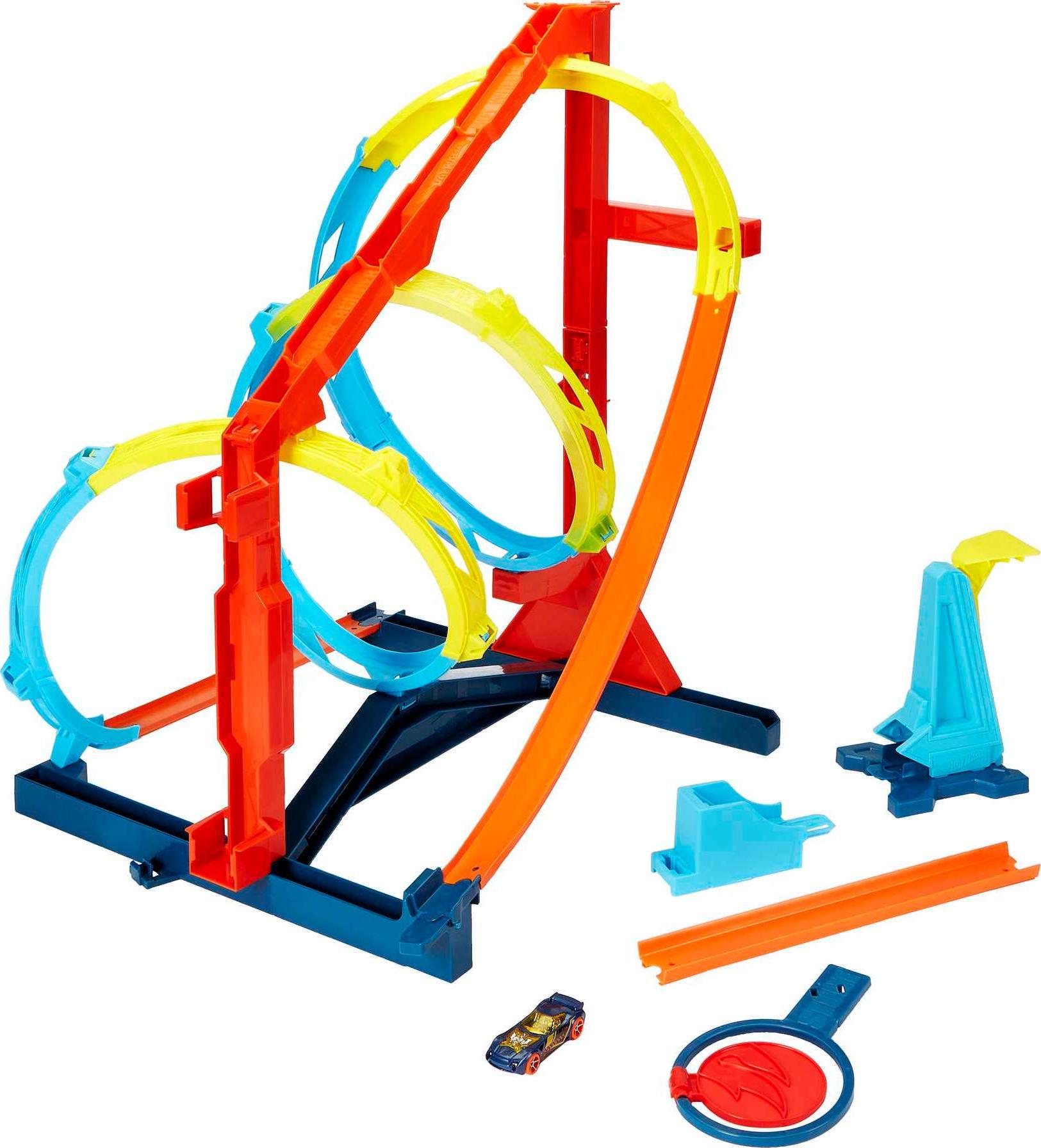 Mattel Tor samochodowy Hot Wheels Track Builder - Epicka petla  (468750) 468750 (0194735034444)