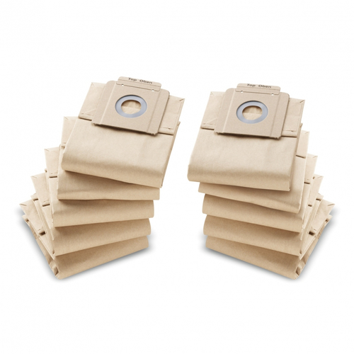 Karcher Paper bags, 10 pieces for T 7/1, T 10/1, T 9/1 6.904-333.0 aksesuārs putekļsūcējam