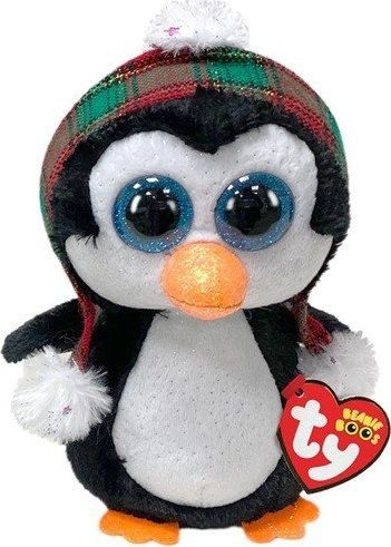 Meteor Maskotka Beanie Boos Pingwin swiateczny Cheer 15 cm GXP-800210 (0008421362417)