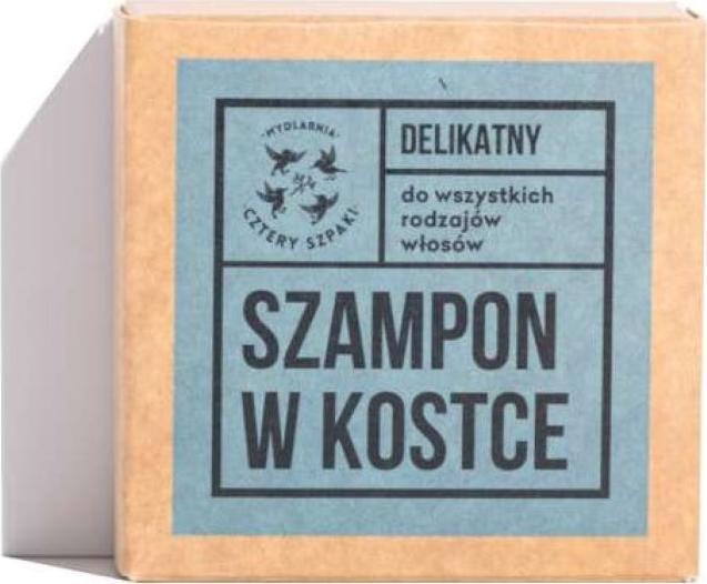 Mydlarnia Cztery Szpaki Cztery Szpaki Delikatny szampon do wlosow w kostce - 75 g 4SZ531 (5903641980531) Matu šampūns