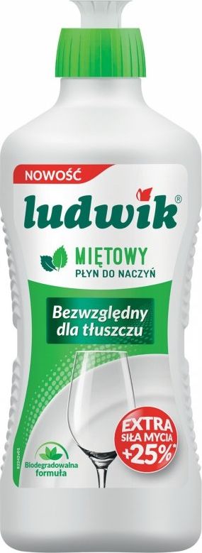 Ludwik ludwik plyn do mycia naczyn mieta 450g 7501578 (5900498028126) tīrīšanas līdzeklis