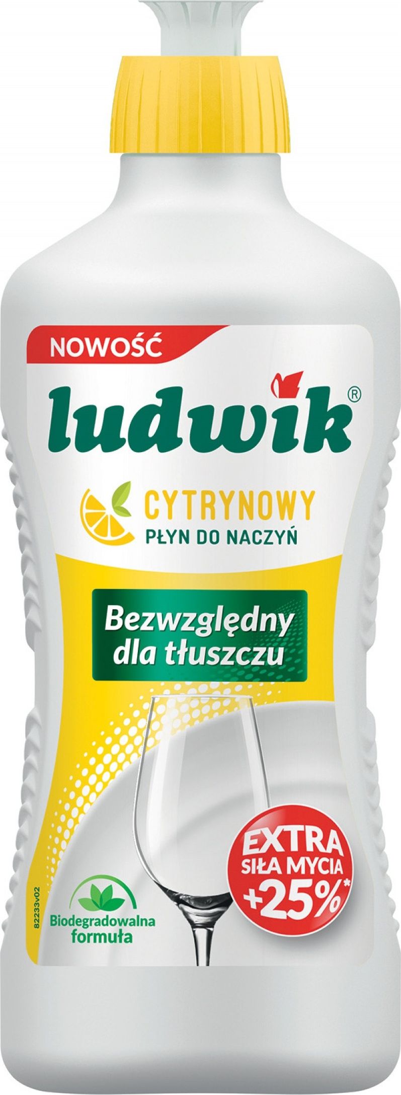 Ludwik Plyn do naczyn LUDWIK, cytryna, 450g HG-028850 (5900498028850) tīrīšanas līdzeklis