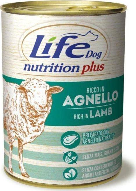 Life Pet Care Karma dla psa puszka 400 g LAMB + RICE /24 200.38 (8034105420632) barība suņiem