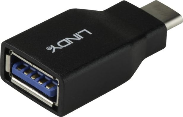 Adapter USB Lindy USB-C - USB Czarny  (41899) 41899 (4002888418997)