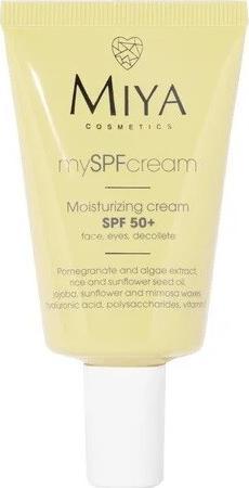 Miya MIYA_My SPF Cream SPF50+ nawilzajacy krem do twarzy, oczu i dekoltu 40ml 5903957256139 (5903957256139)