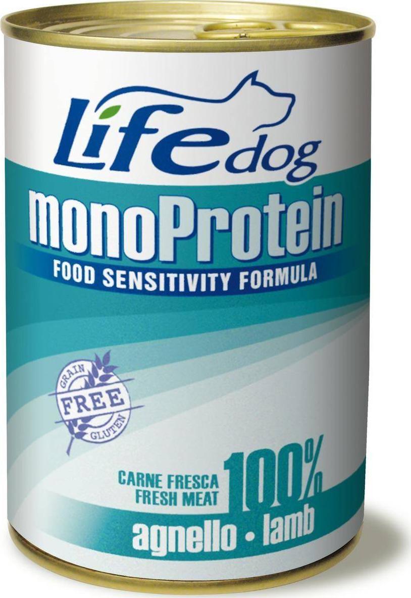 Life Pet Care LIFE DOG pusz.400g LAMB MONOPROTEIN /24 200.64 (8034105422285) barība suņiem