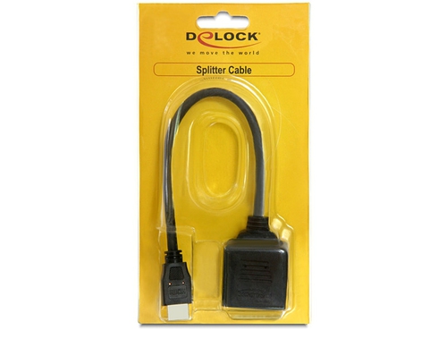 Delock adapter HDMI(M) 1.4 ->2x HDMI(F) 1.4 karte