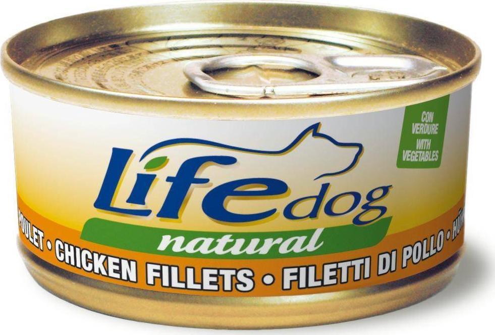 Life Pet Care LIFE DOG pusz.170g CHICKEN + VEGETABLES /24 200.22 (8034105420199) barība suņiem