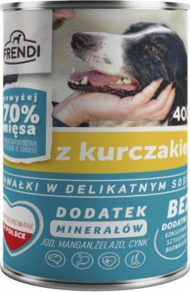 Pet Republic FRENDI PIES puszka KURCZAK sos /10 400g VAT019182 (5904316130008) barība suņiem