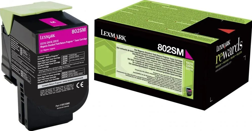 Lexmark 80x Magenta Toner Cartridge Return Program (2K) toneris