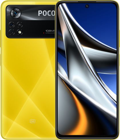 Smartfon POCO X4 Pro 5G 6/128GB Dual SIM Zolty  (38391) 38391 Mobilais Telefons