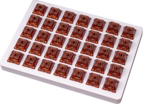Keychron Gateron Pha Switch 35 pcs Brown Hot DE-Layout Z113 klaviatūra