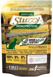 Stuzzy STUZZY KOT 85g sasz. MONOPROTEIN KURA VAT008636 (8005852183002) kaķu barība