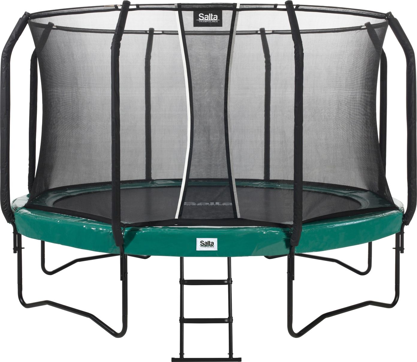 Trampolina ogrodowa Salta ogrodowa First Class z siatka wewnetrzna 10 FT 305 cm zielona 8165779 (8719425453729) Batuts