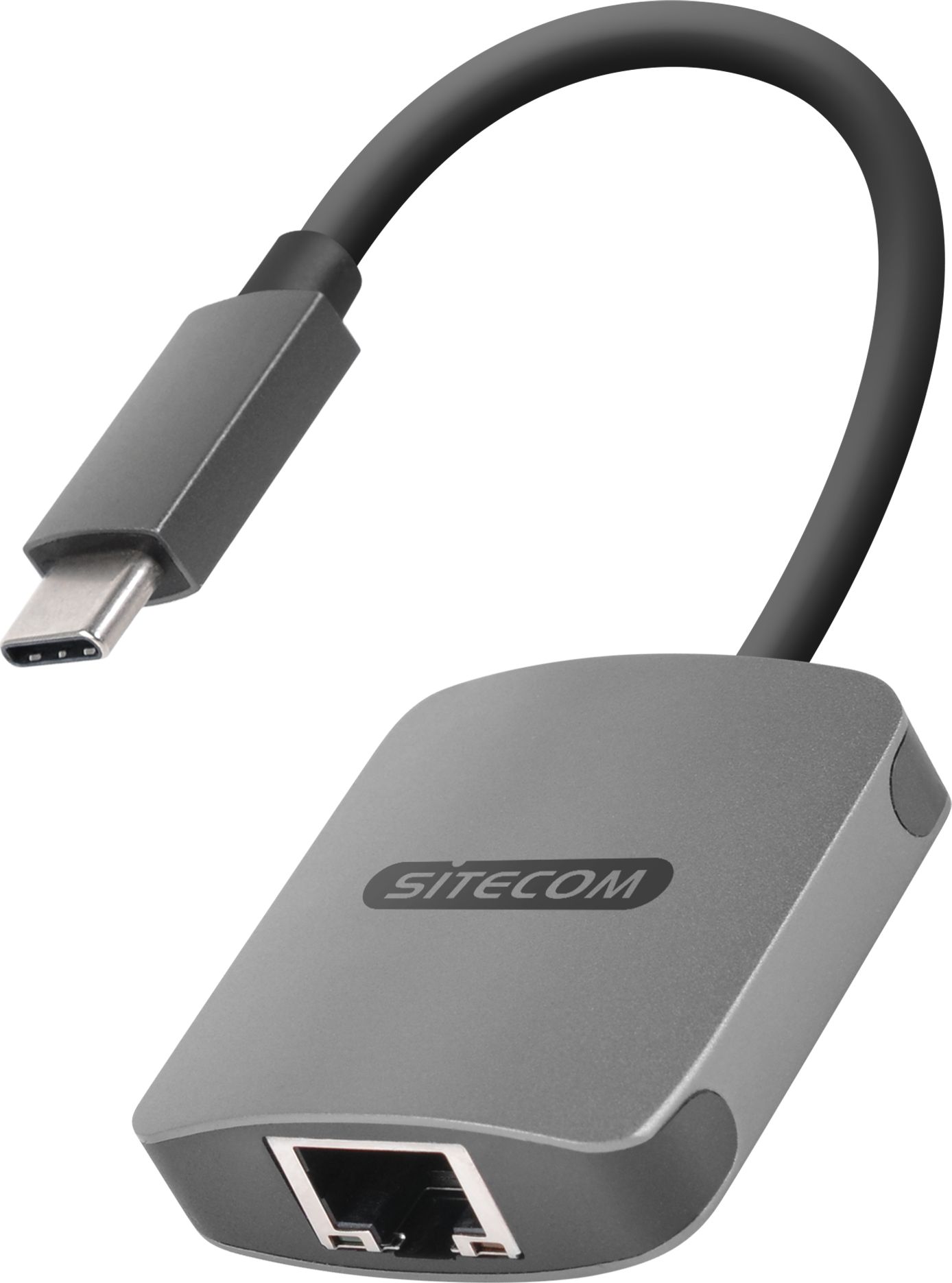 Karta sieciowa Sitecom CN-376 USB-C - RJ-45 1 Gb/s szary (001901160000) 001901160000 (8716502030514) tīkla karte