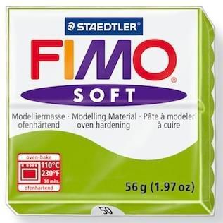 Staedtler Masa Fimo Soft 56g 50 seledynowy (185284) 185284 (4006608809652) materiāli konstruktoriem