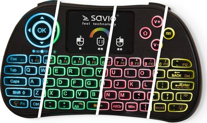 SAVIO KW-03 (black color) klaviatūra