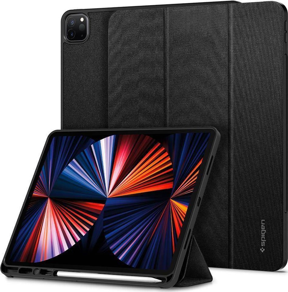 Etui na tablet Spigen Etui Spigen Urban Fit Apple iPad Pro 12.9 2021 (5. generacji) Black SPN1659BLK (8809811851663) planšetdatora soma